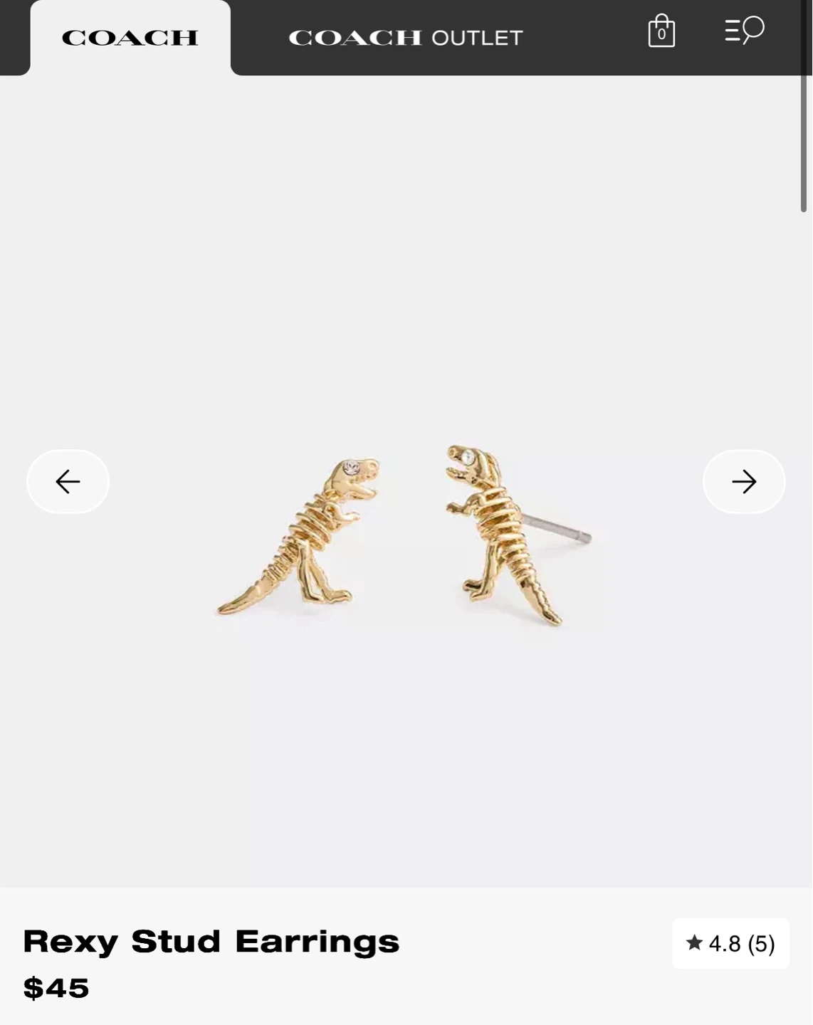 Coach Rexy Stud Earrings - photo 4