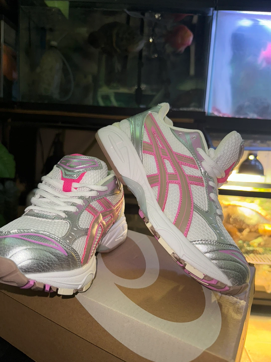 ASICS Women's White & Pink Running Shoes - photo 5