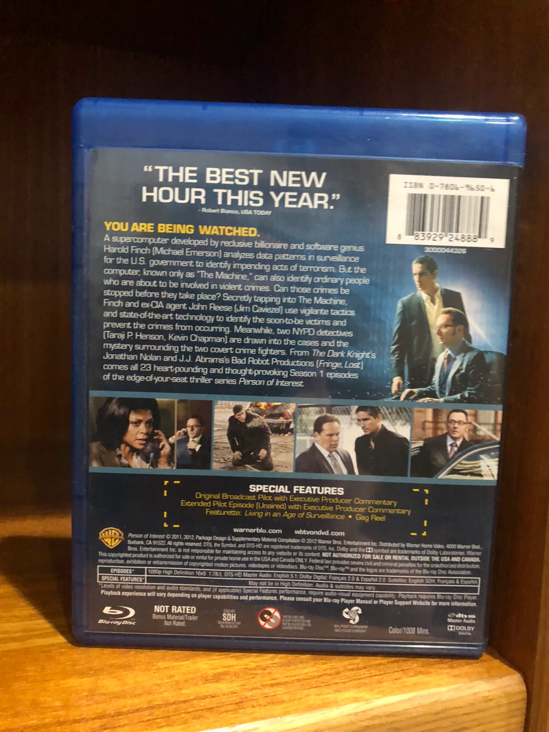 Person of Interest: The Complete First Season DVD ⚽️ - photo 2