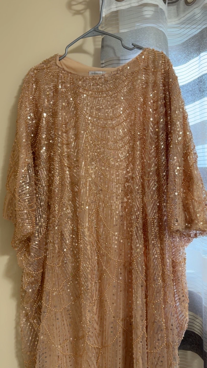Sparkly Beaded Kaftan Dress - photo 5