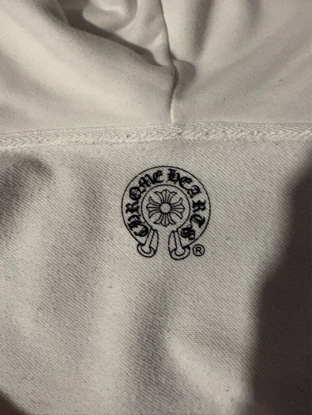 White chrome hearts hoodie - photo 4