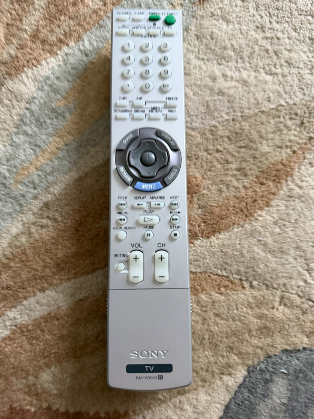 SONY RM-YD010R TV REMOTE CONTROL