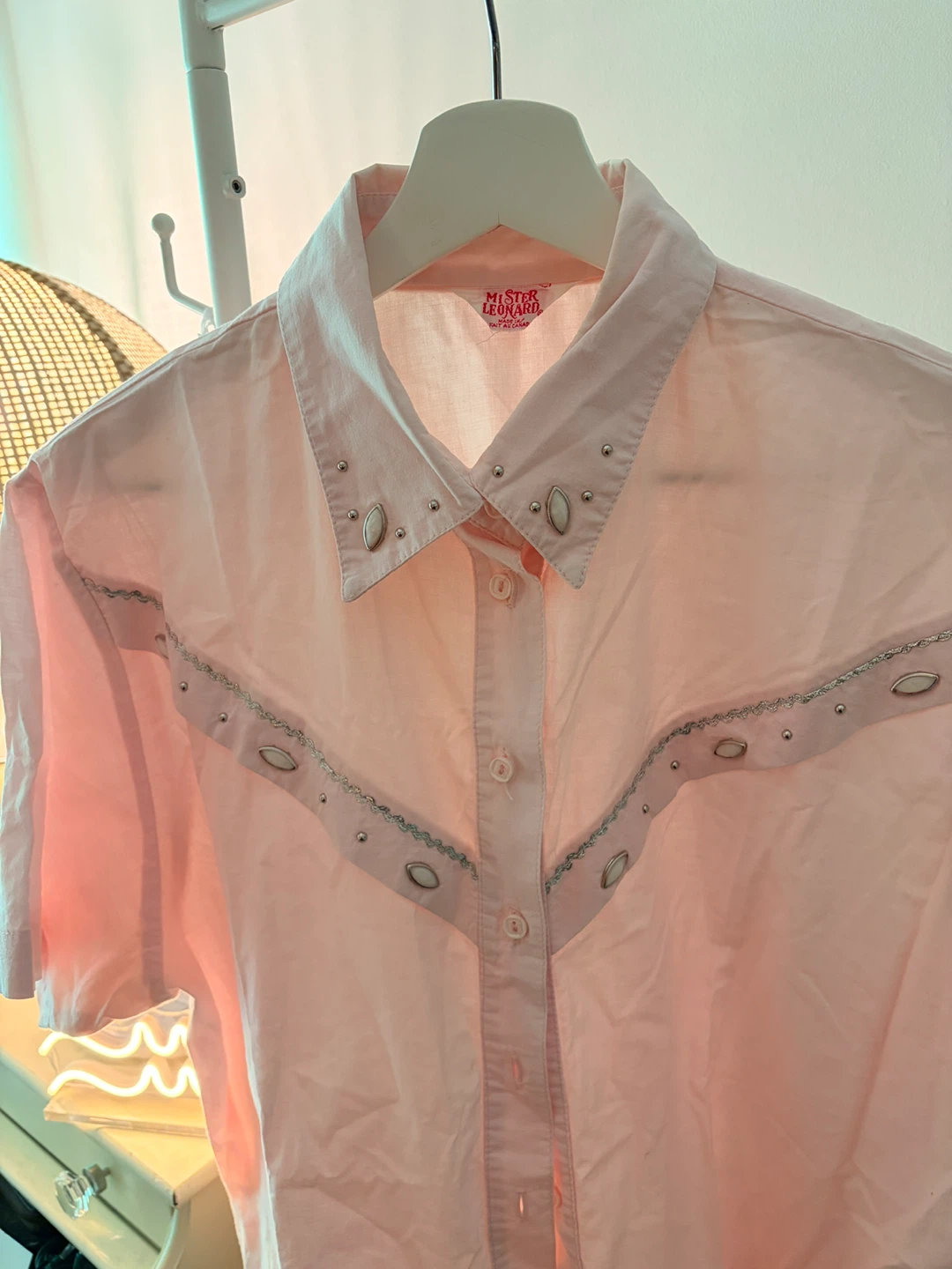 Mister Leonard Pink Western Shirt - photo 2
