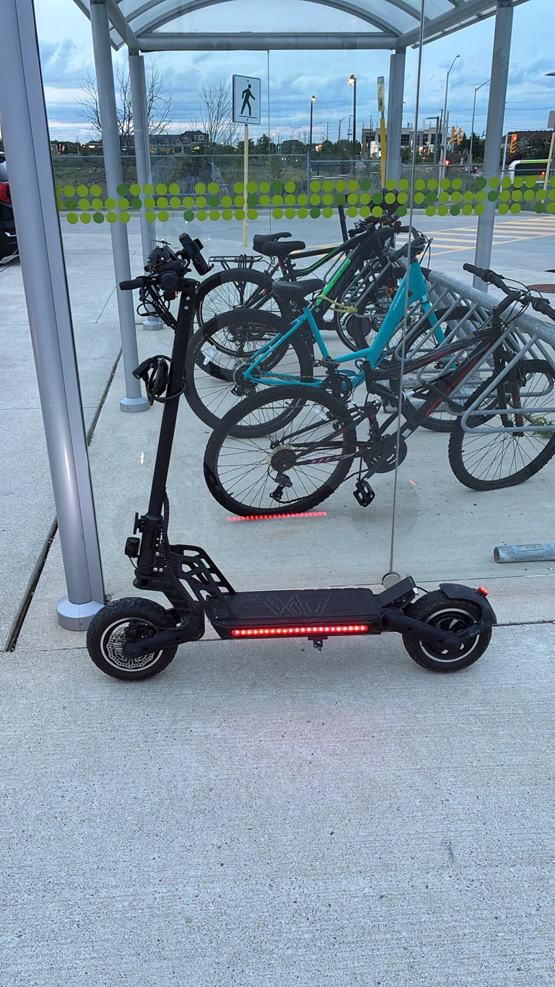 Electric Scooter with LED Lights