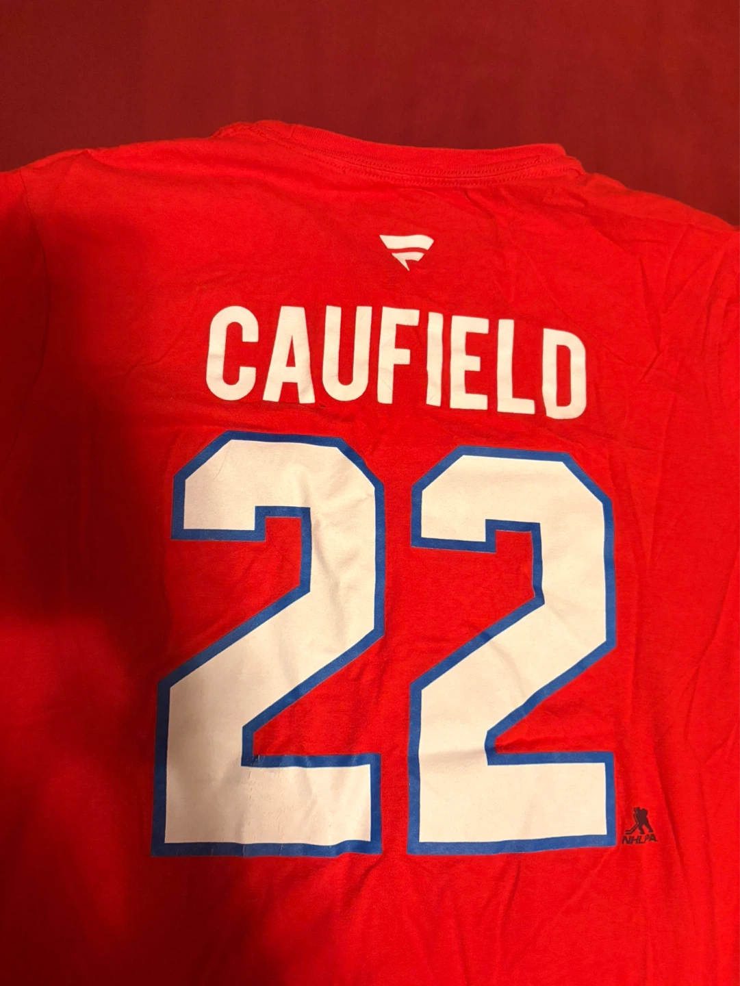 Fanatics Montreal Canadiens Caufield #22 T-Shirt - photo 4