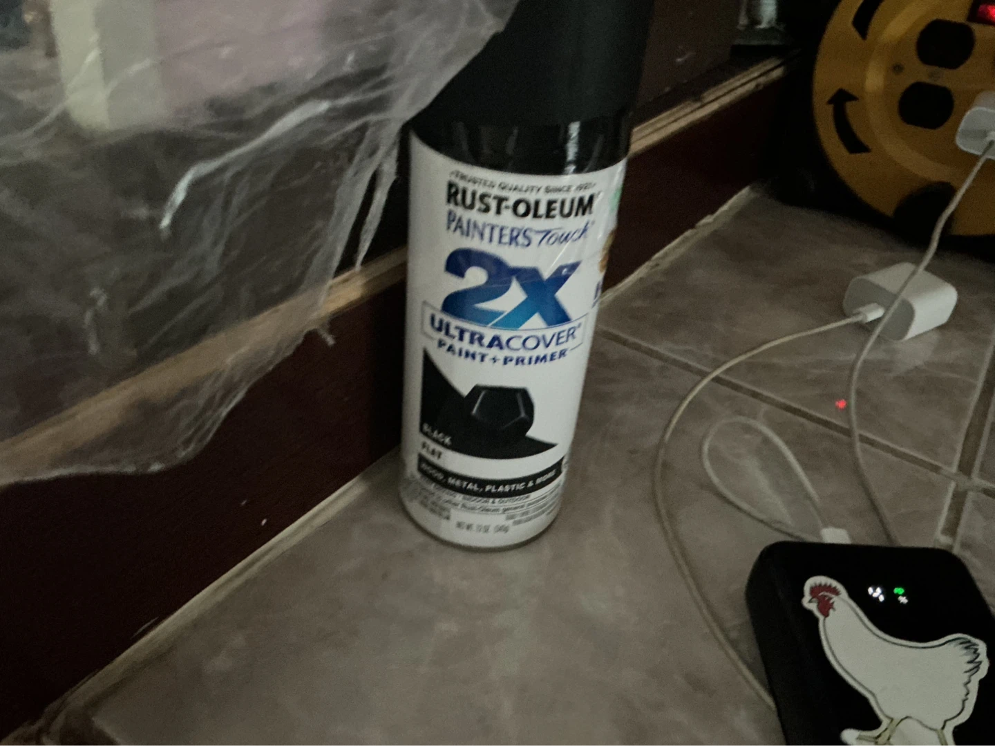 Painters Touch 2X Ultra Cover Black Flat Spray Paint ⚽