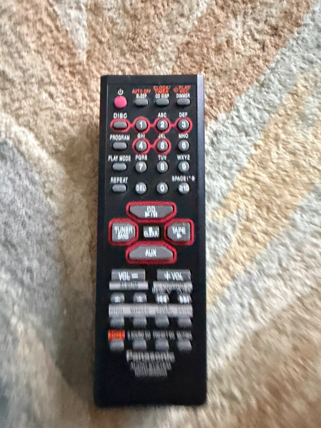 GENUINE PANASONIC N2QAHB000045 AUDIO SYSTEM REMOTE CONTROL