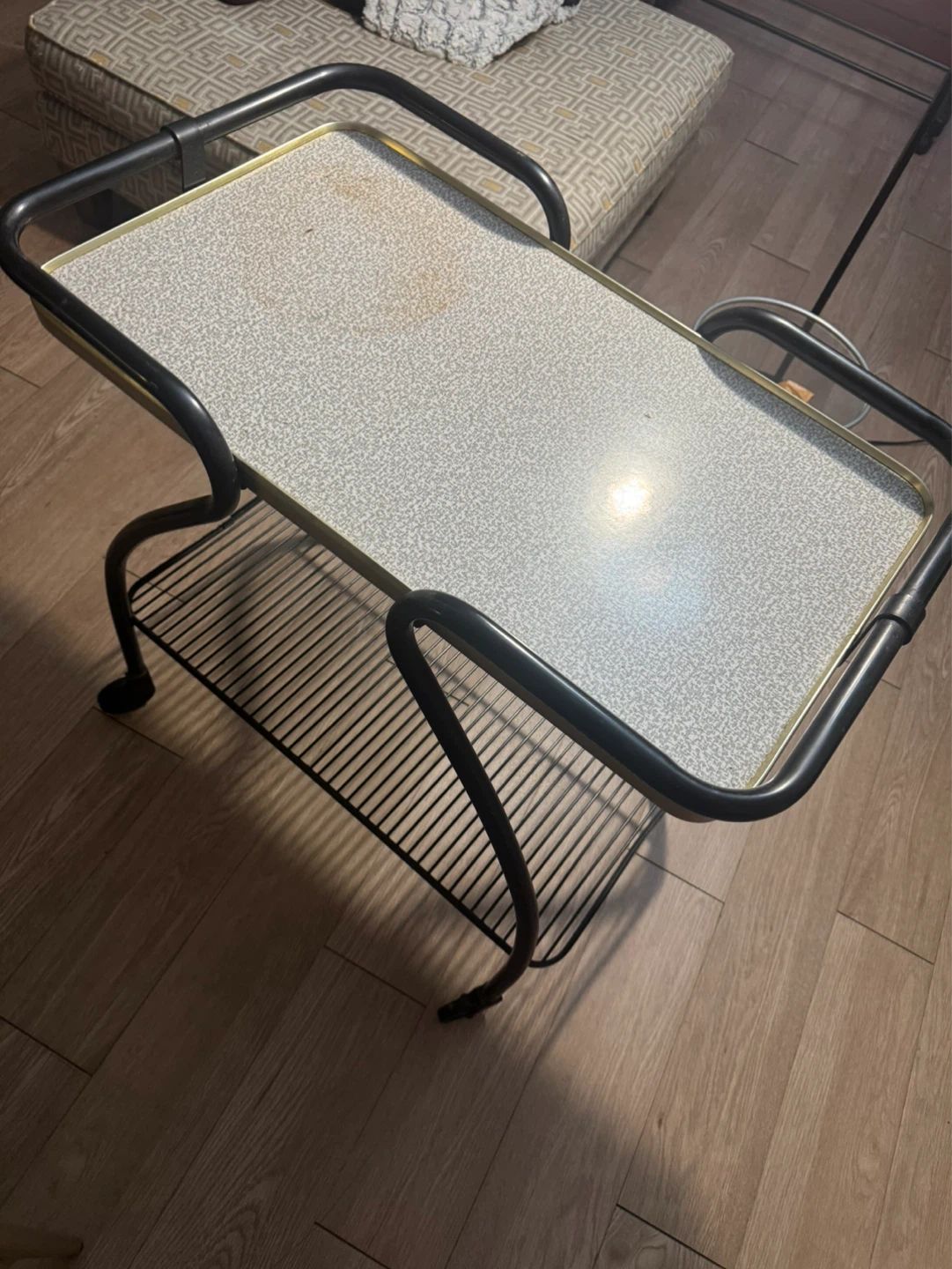 Vintage Rolling Bar Cart