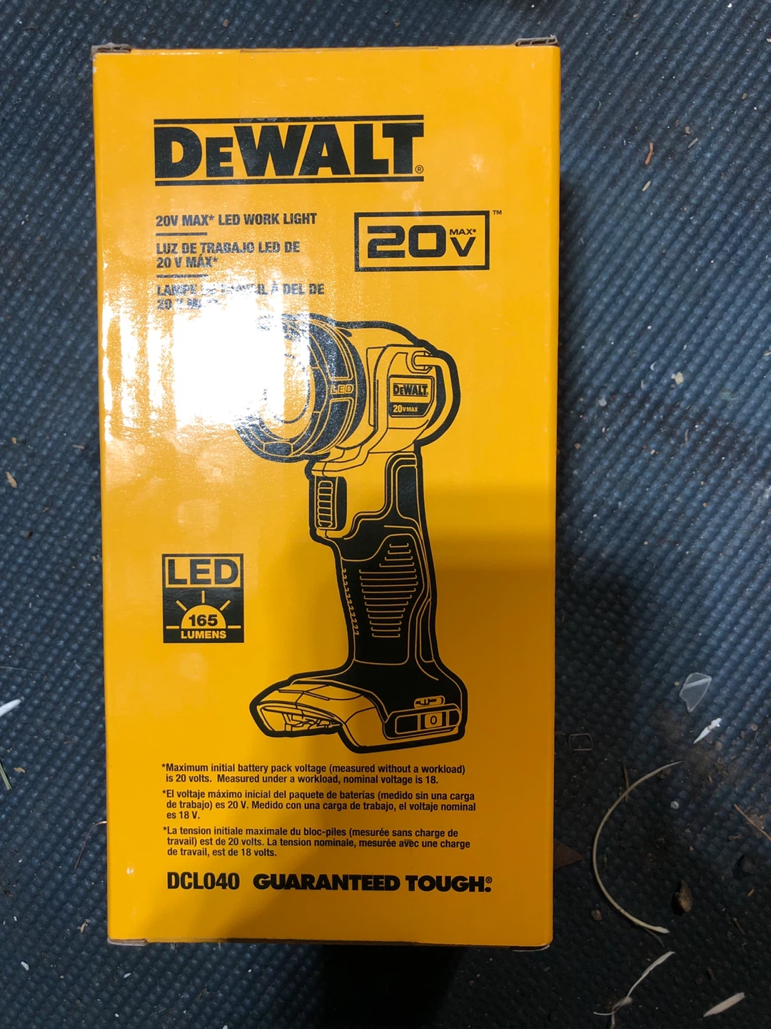 DEWALT 20V MAX LED Work Light DCL040