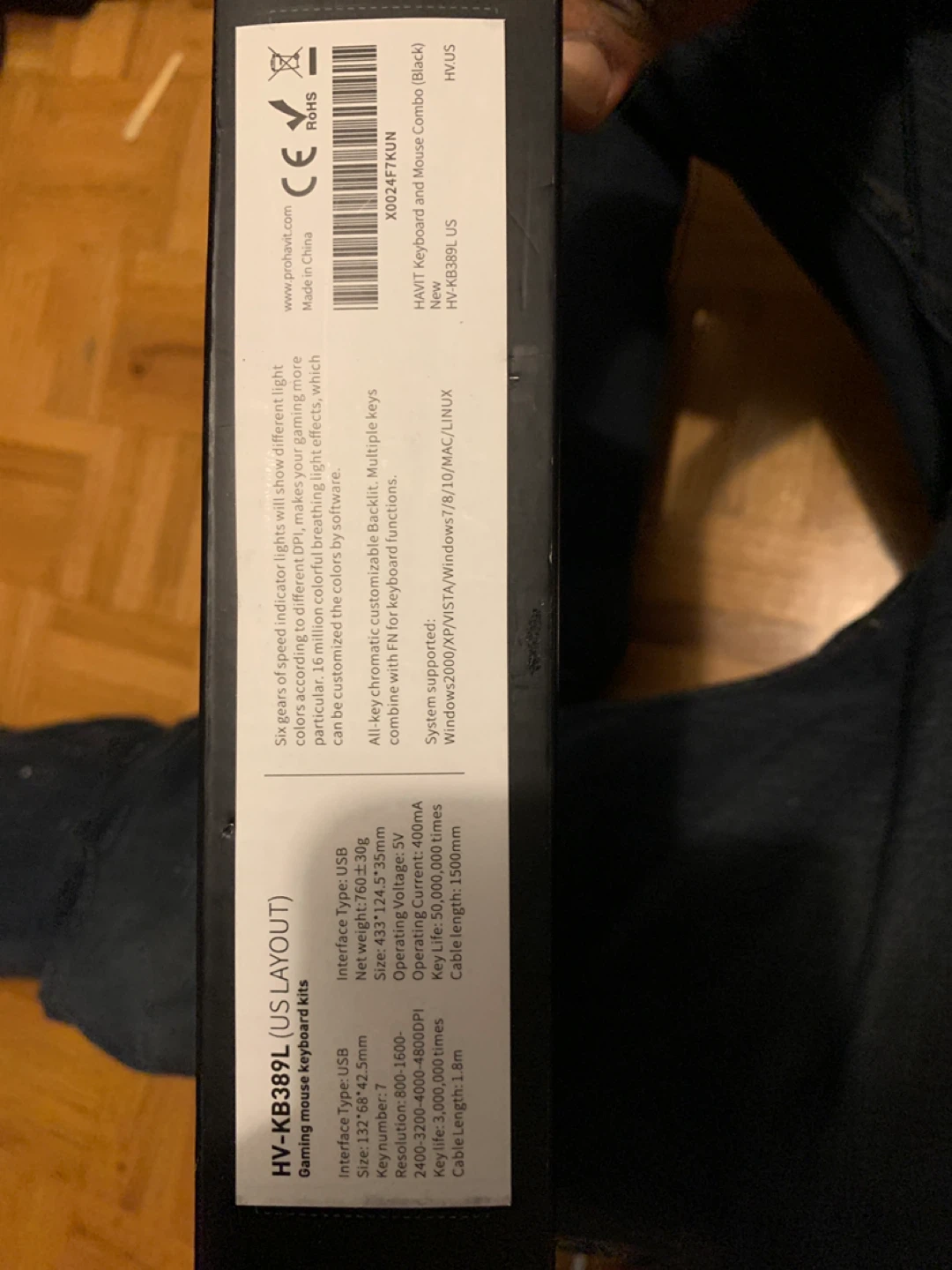 HAVIT Gaming Keyboard and Mouse Combo - photo 2