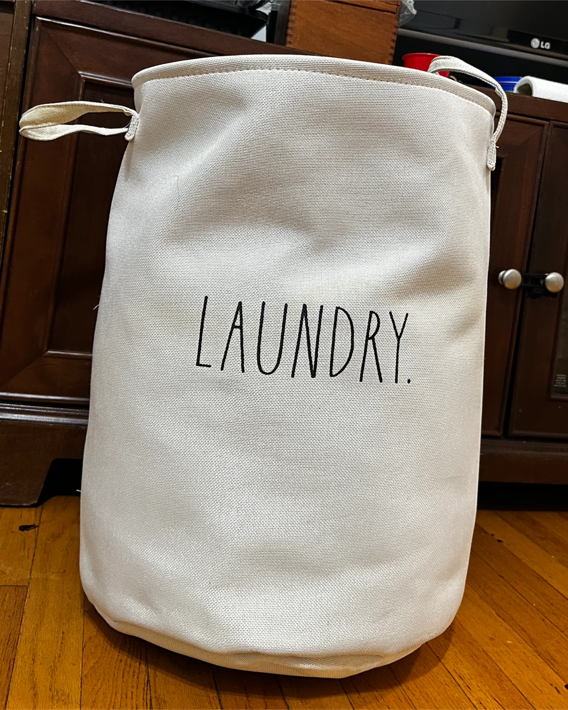 White Laundry Hamper
