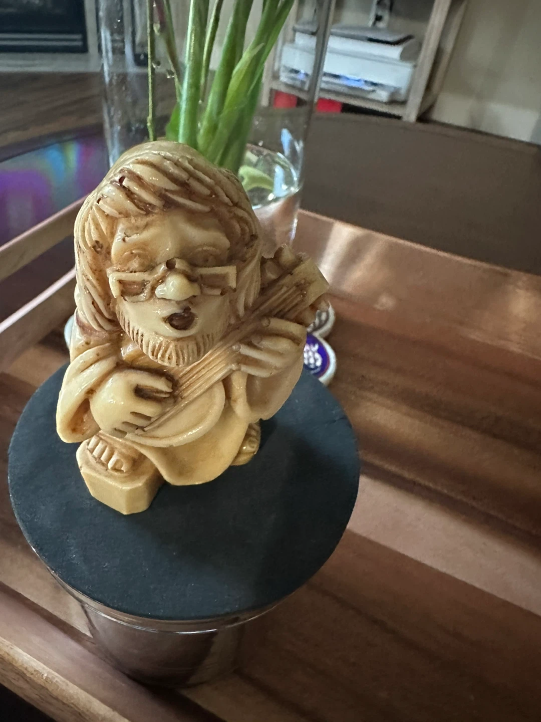 ⚽ Musical Monk Figurine by Gino Ruggeri 1970s