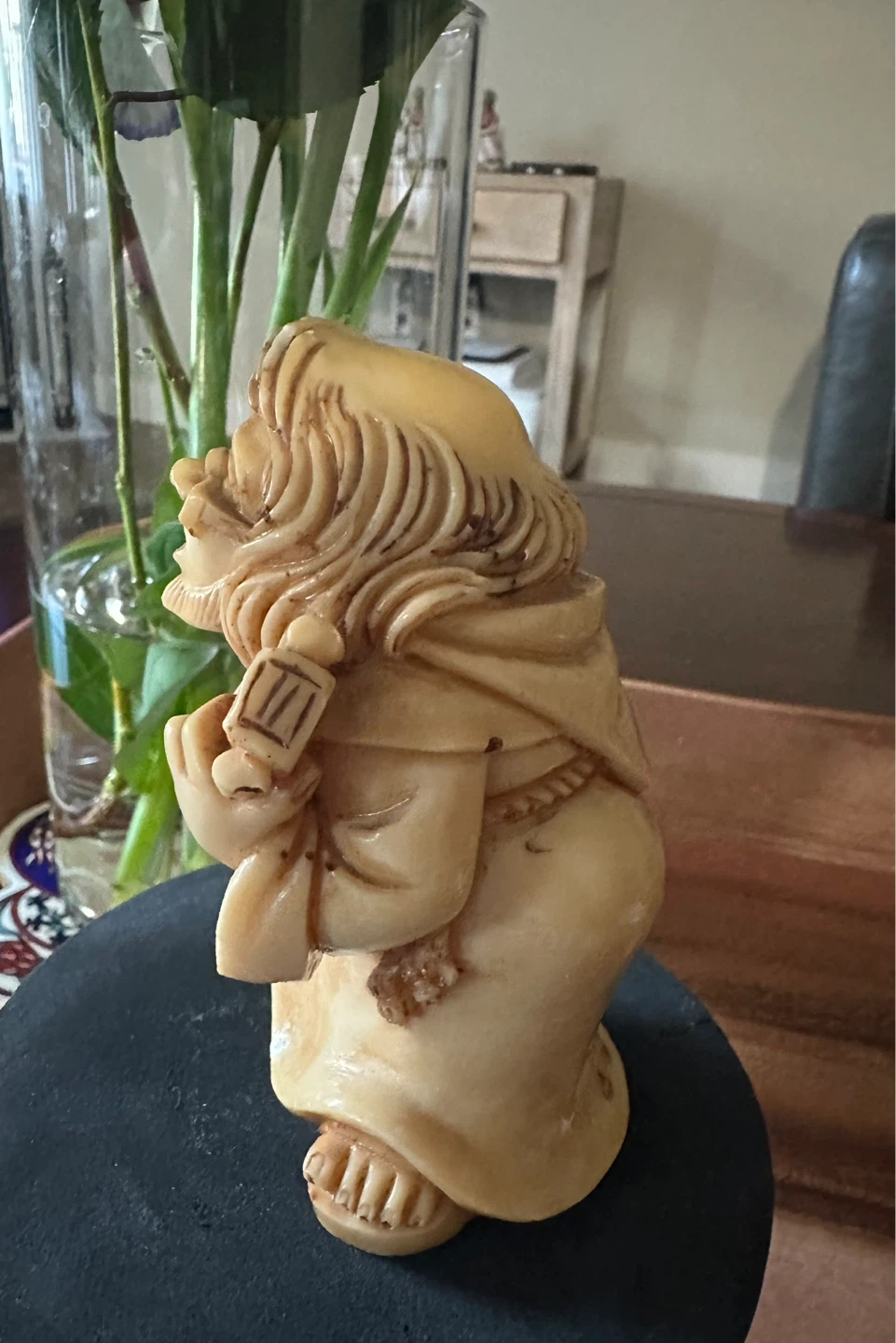 ⚽ Musical Monk Figurine by Gino Ruggeri 1970s - photo 4