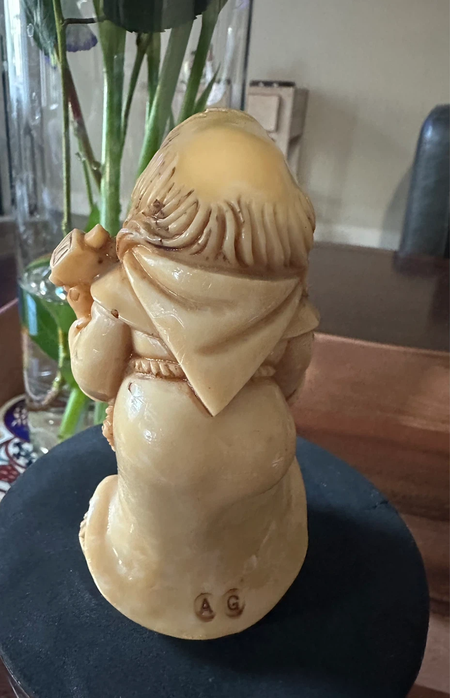 ⚽ Musical Monk Figurine by Gino Ruggeri 1970s - photo 5