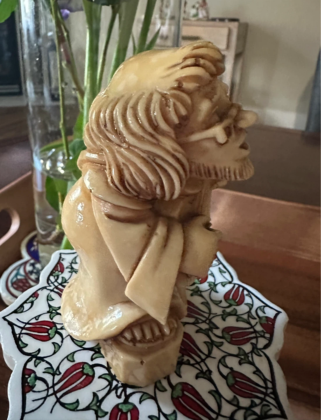 ⚽ Musical Monk Figurine by Gino Ruggeri 1970s - photo 3