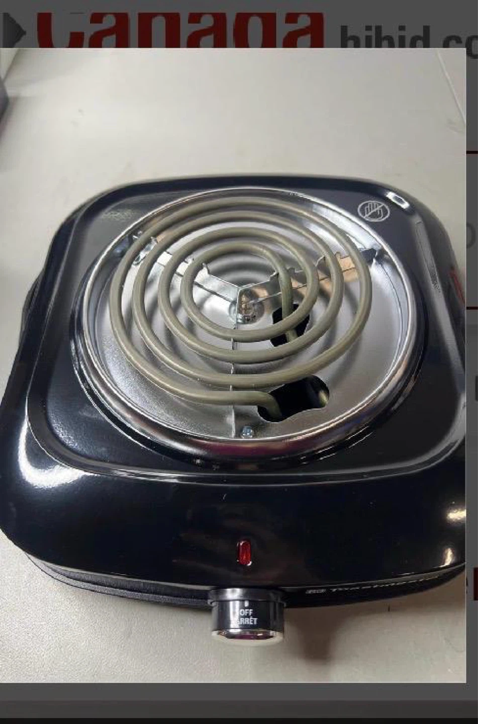Toastmaster Single Burner Hot Plate - photo 3