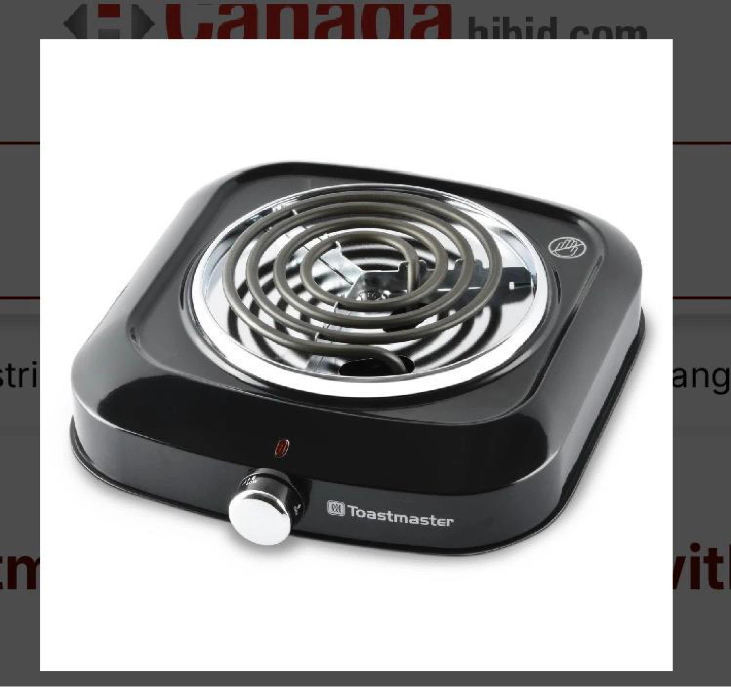 Toastmaster Single Burner Hot Plate - photo 5
