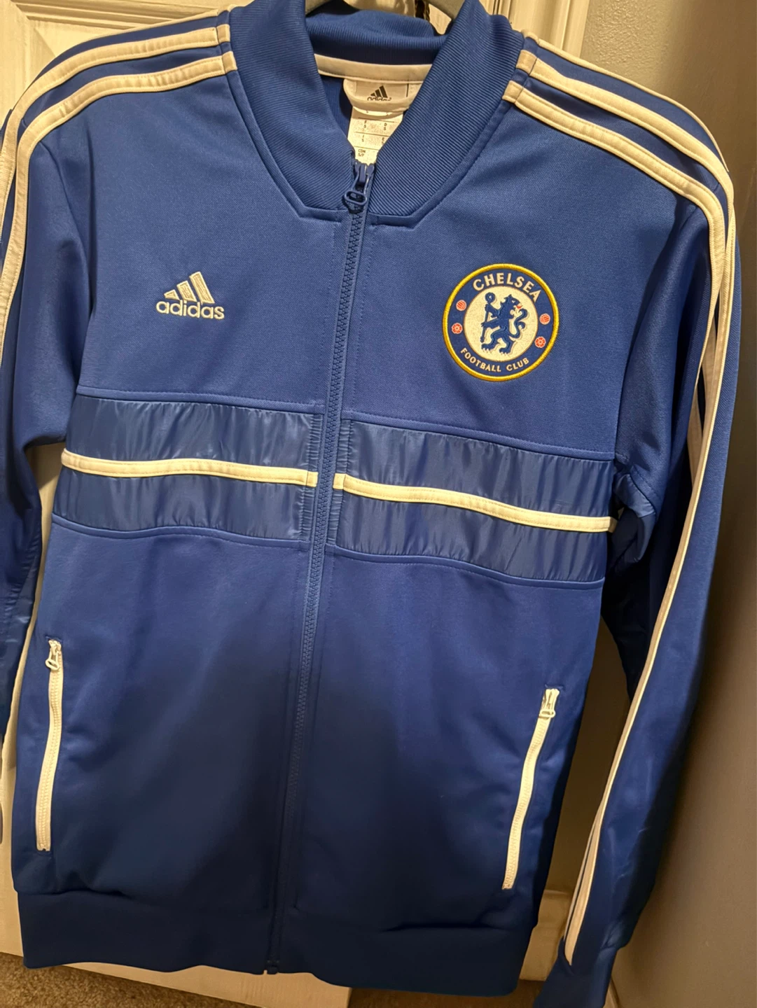 Adidas Chelsea FC Track Jacket Blue Size S - photo 2