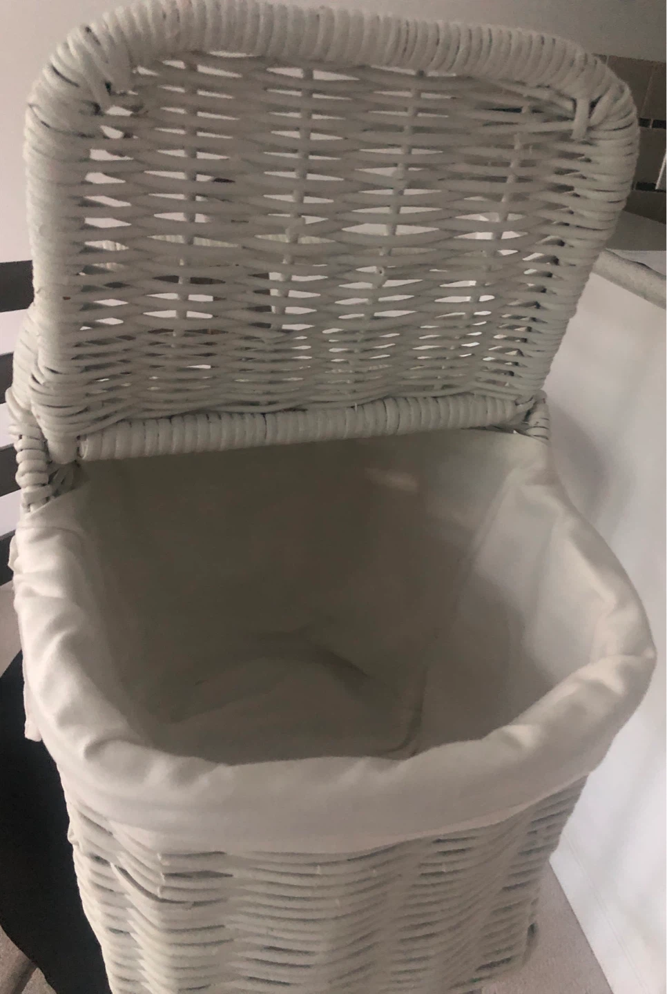 Large picnic basket- White - photo 2
