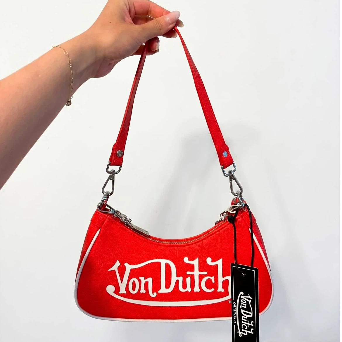Brand New Von Dutch Rocket Red Shoulder Bag - Y2K