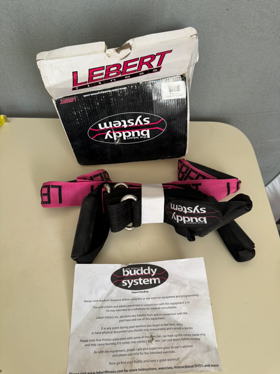 Lebert System The Buddy System Fitness Trainer Pink