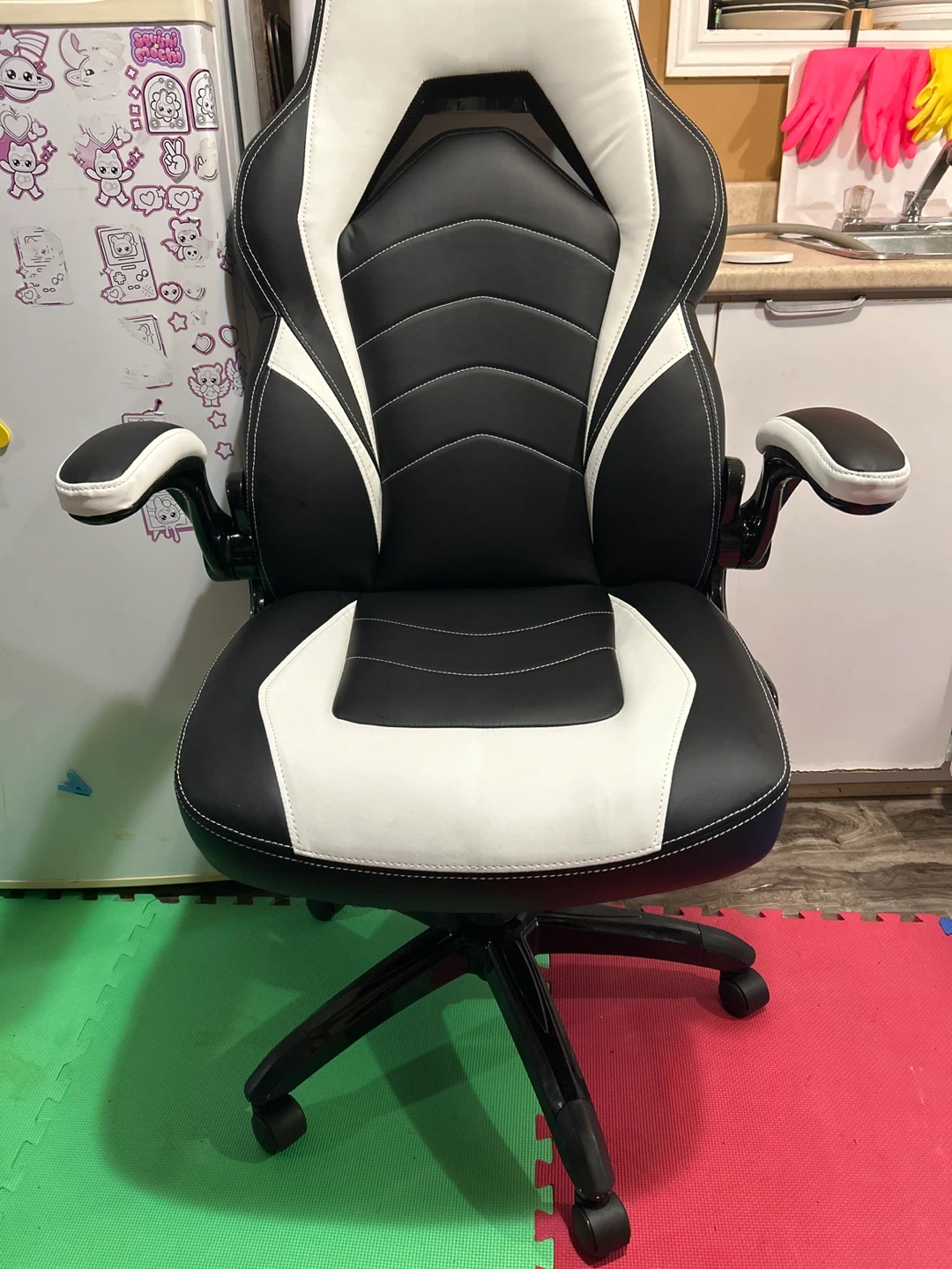 Emerge Gaming Chair - Black & White - photo 2