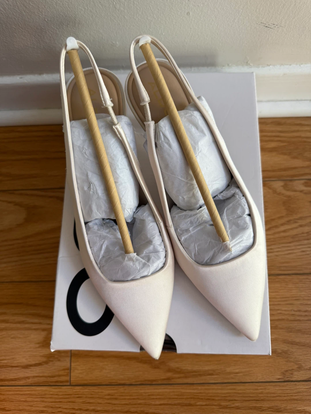 ALDO White Slingback Heels - photo 2