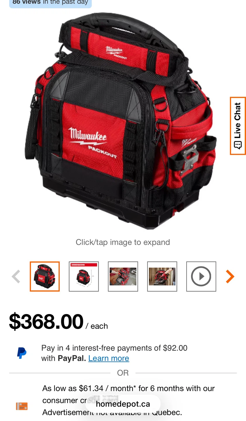 Milwaukee PACKOUT Tool Bag