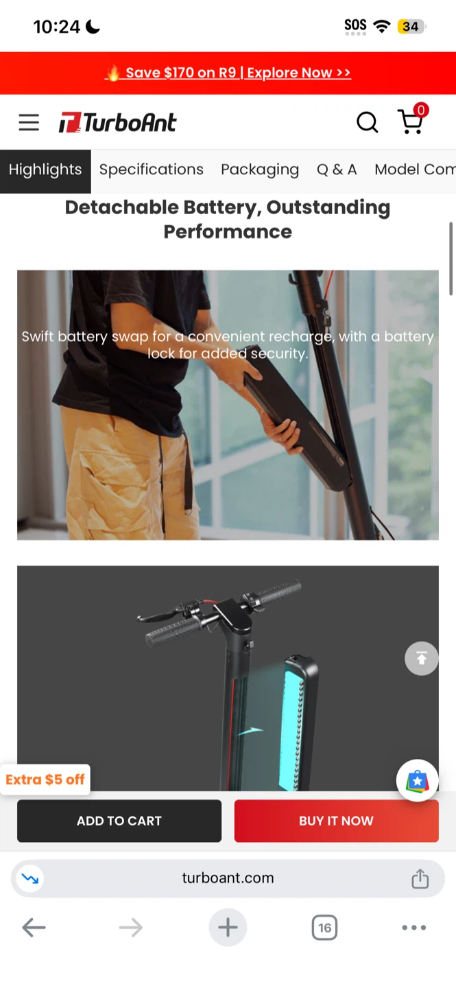 TurboAnt X7 Max Electric Scooter - photo 3