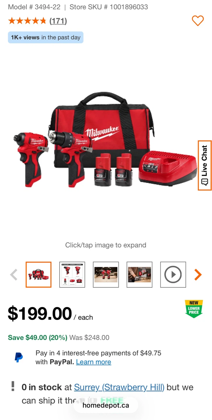 Milwaukee M12 Brushless 2-Tool Combo Kit