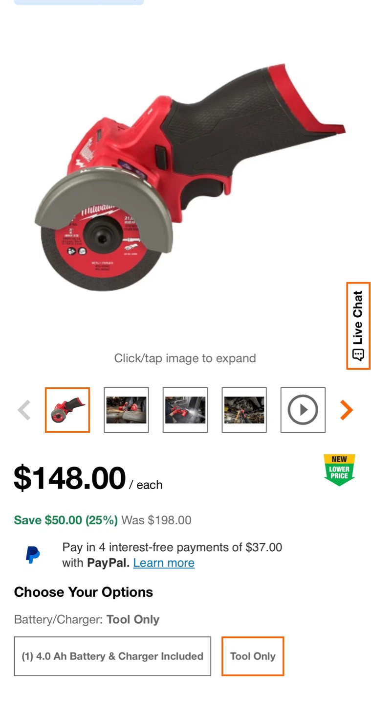 Milwaukee M12 FUEL 3" Compact Cut Off Tool