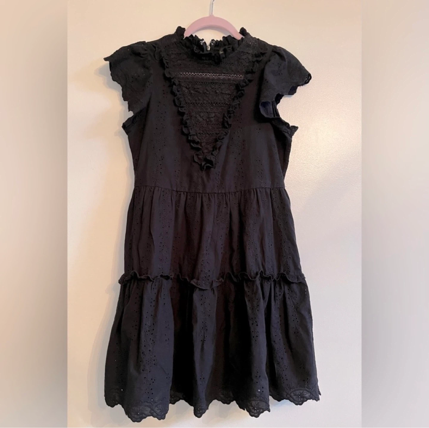 House of Harlow Eyelet Tiered Dress ⚽