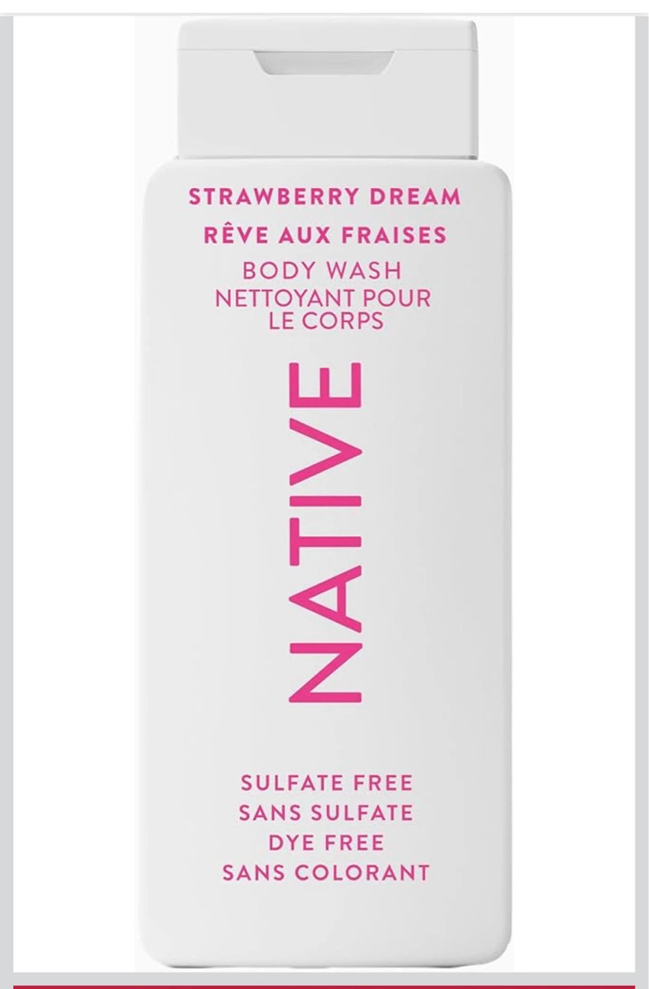 Native Strawberry Dream Body Wash NEW