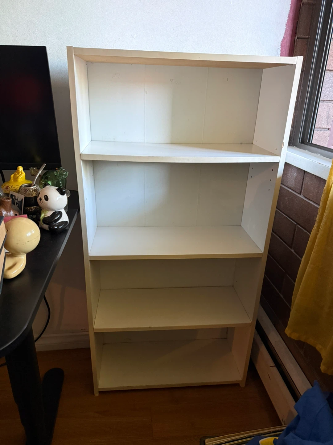 White Bookshelf / Storage Shelf - photo 2