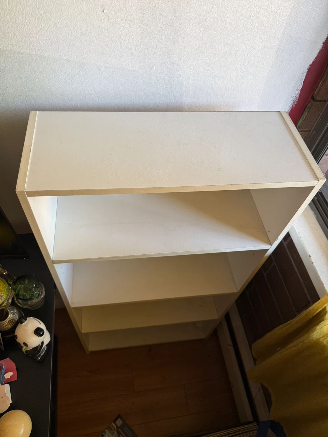 White Bookshelf / Storage Shelf - photo 3