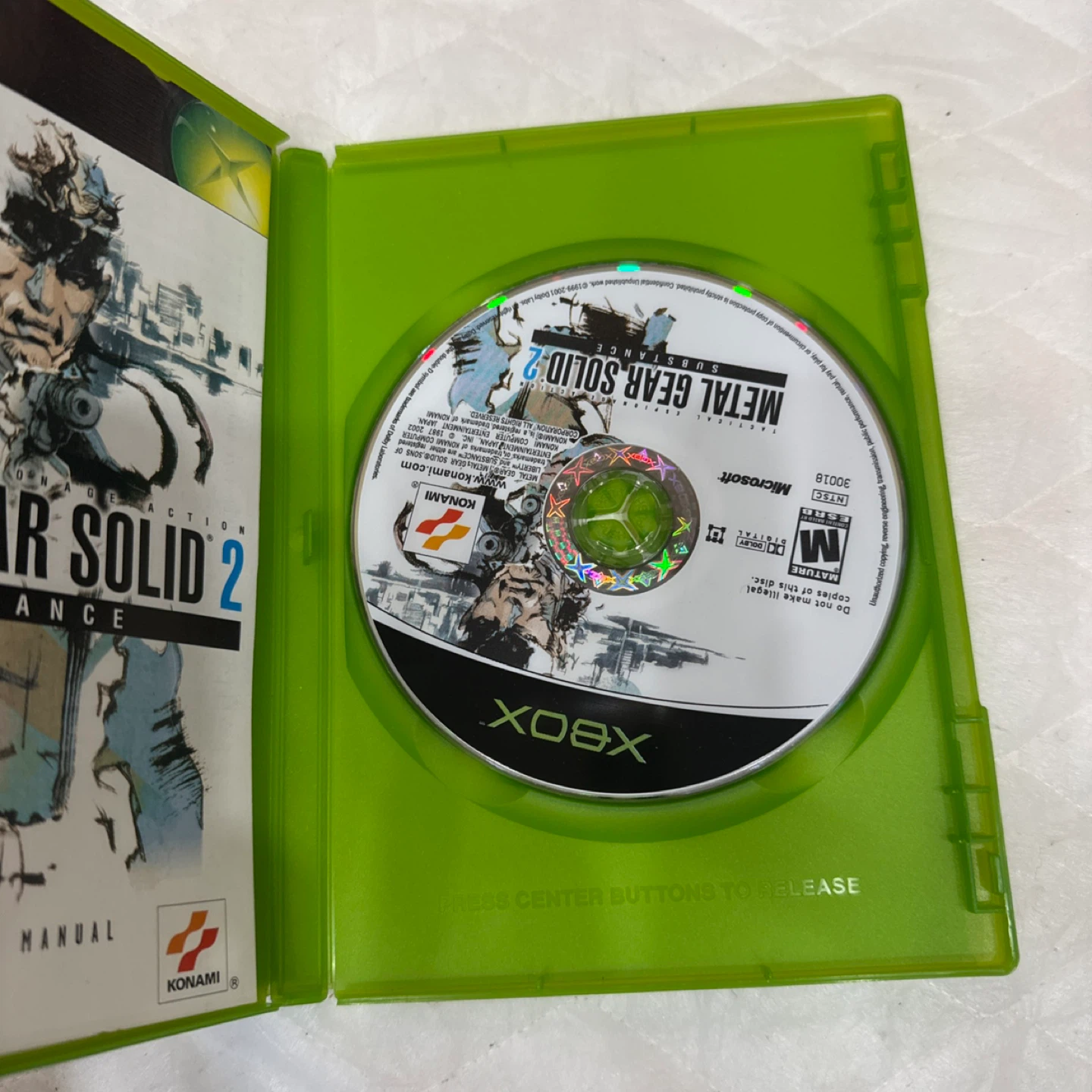 Metal Gear Solid 2: Substance Xbox Game - photo 4