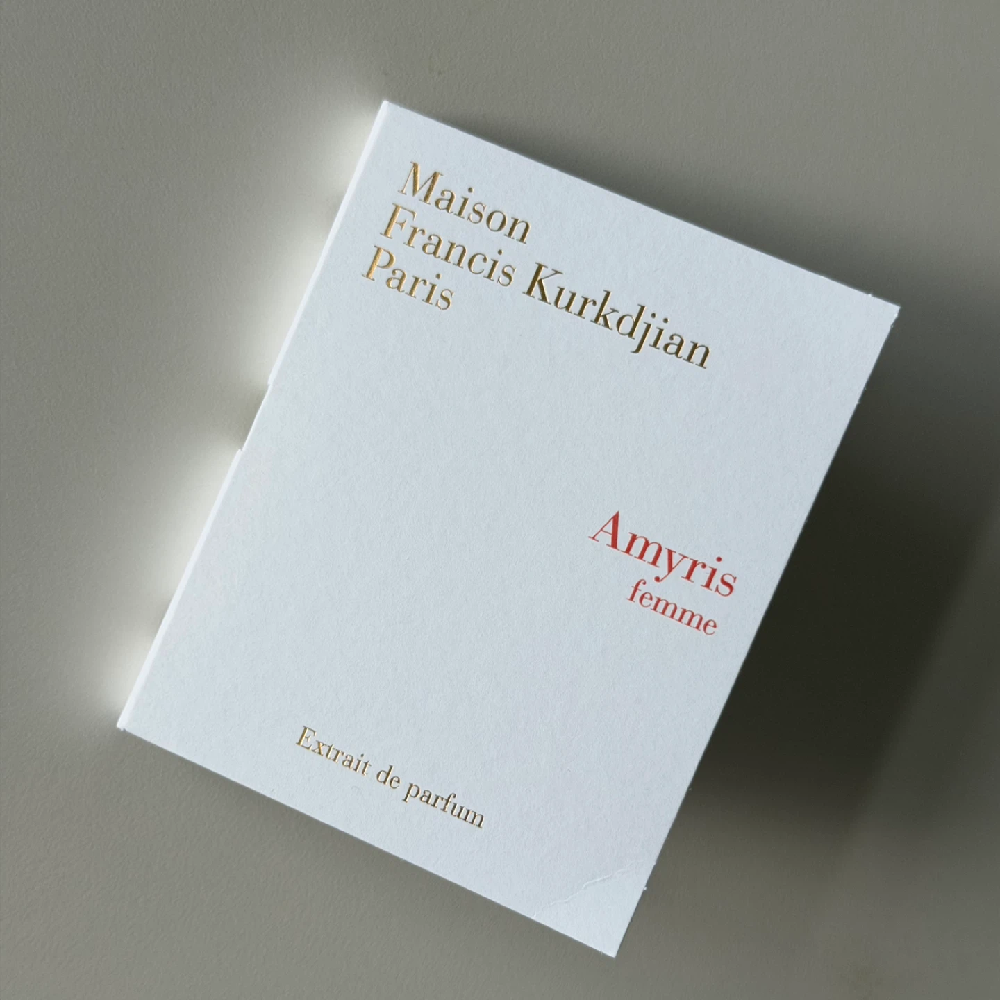Maison Francis Kurkdjian Amyris Femme Extrait de Parfum 2ml ⚽️