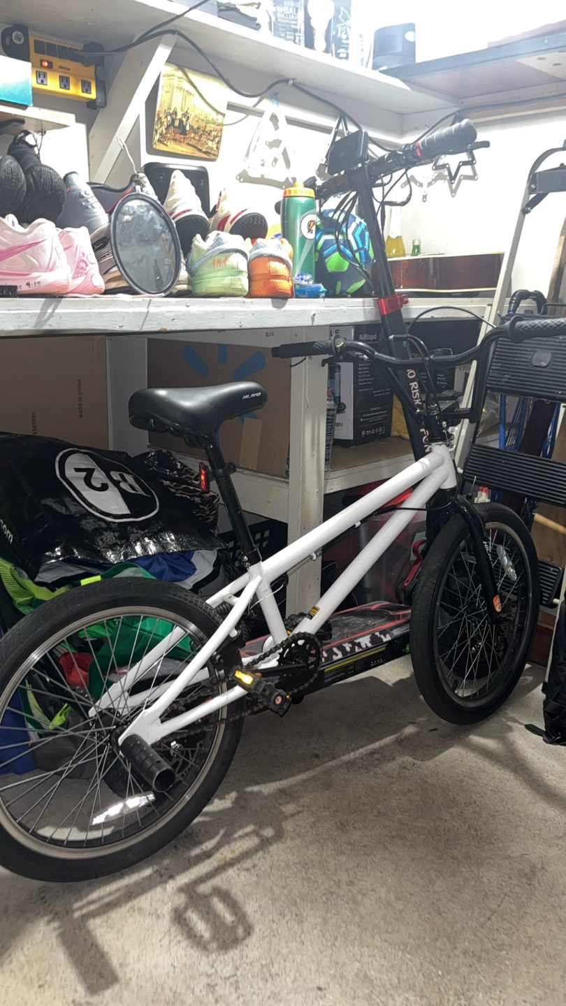 BMX bike white