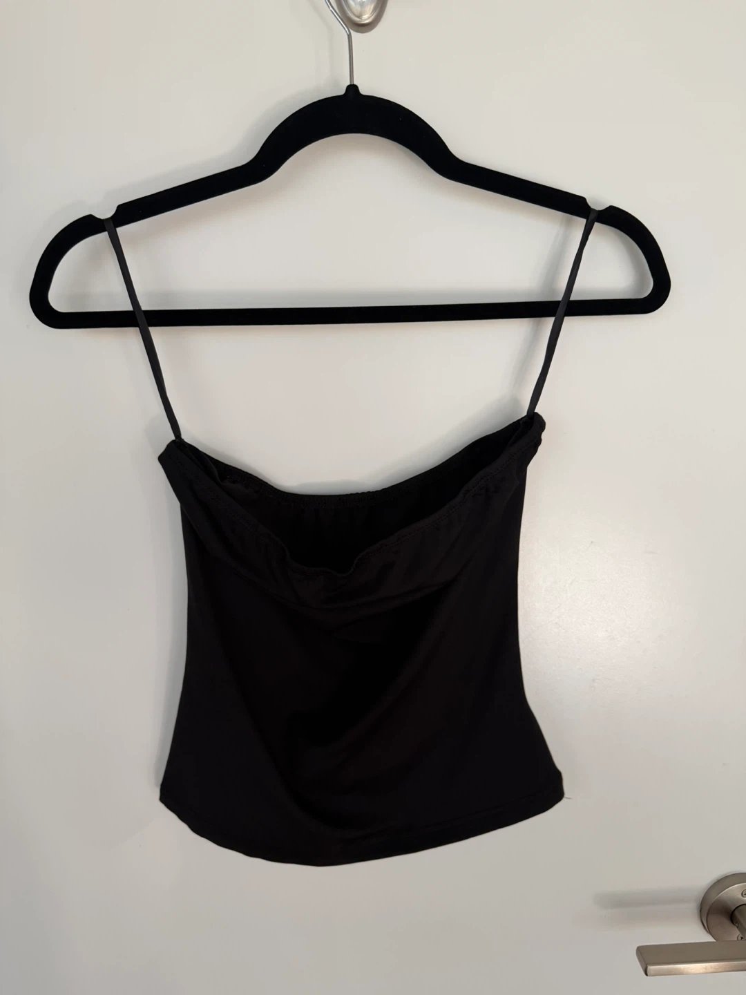 Black strapless cami top (XS) - photo 2