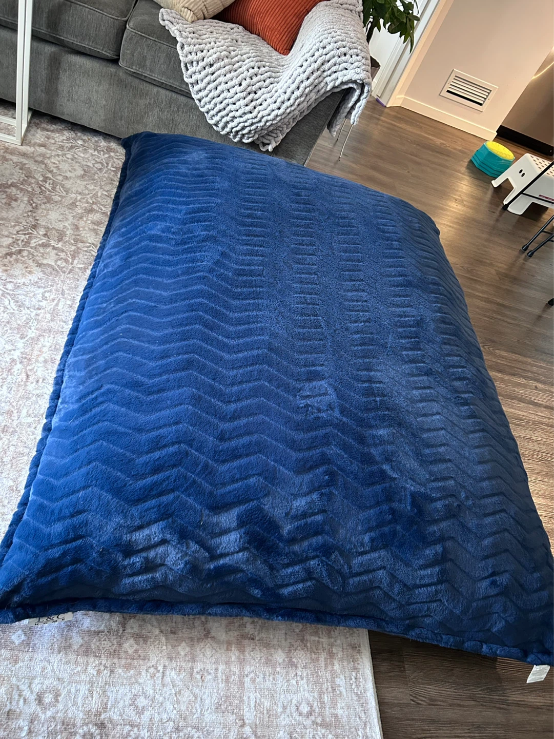 Large rectangle bean bag/crash pad
