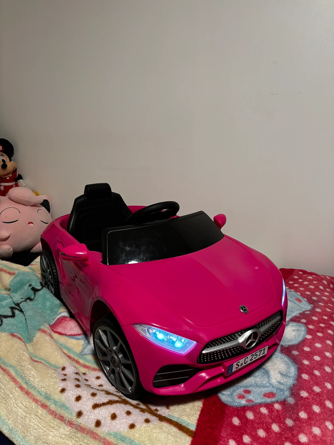 Pink Mercedes Ride-On Toy Car