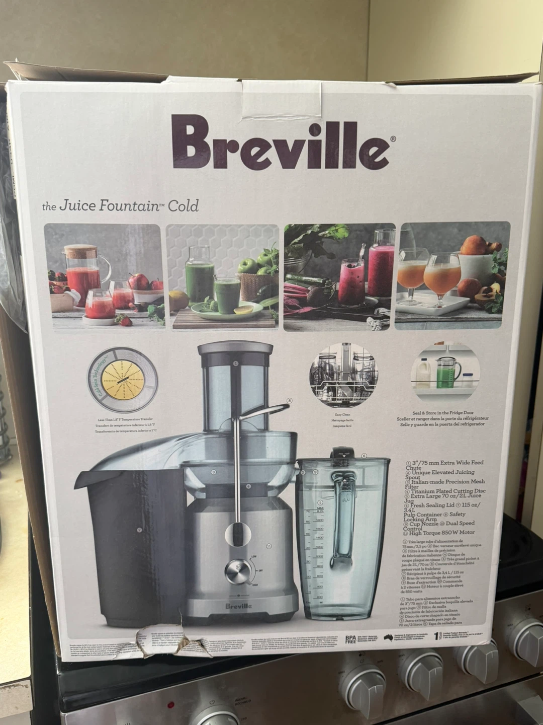 Breville juice fountain cold