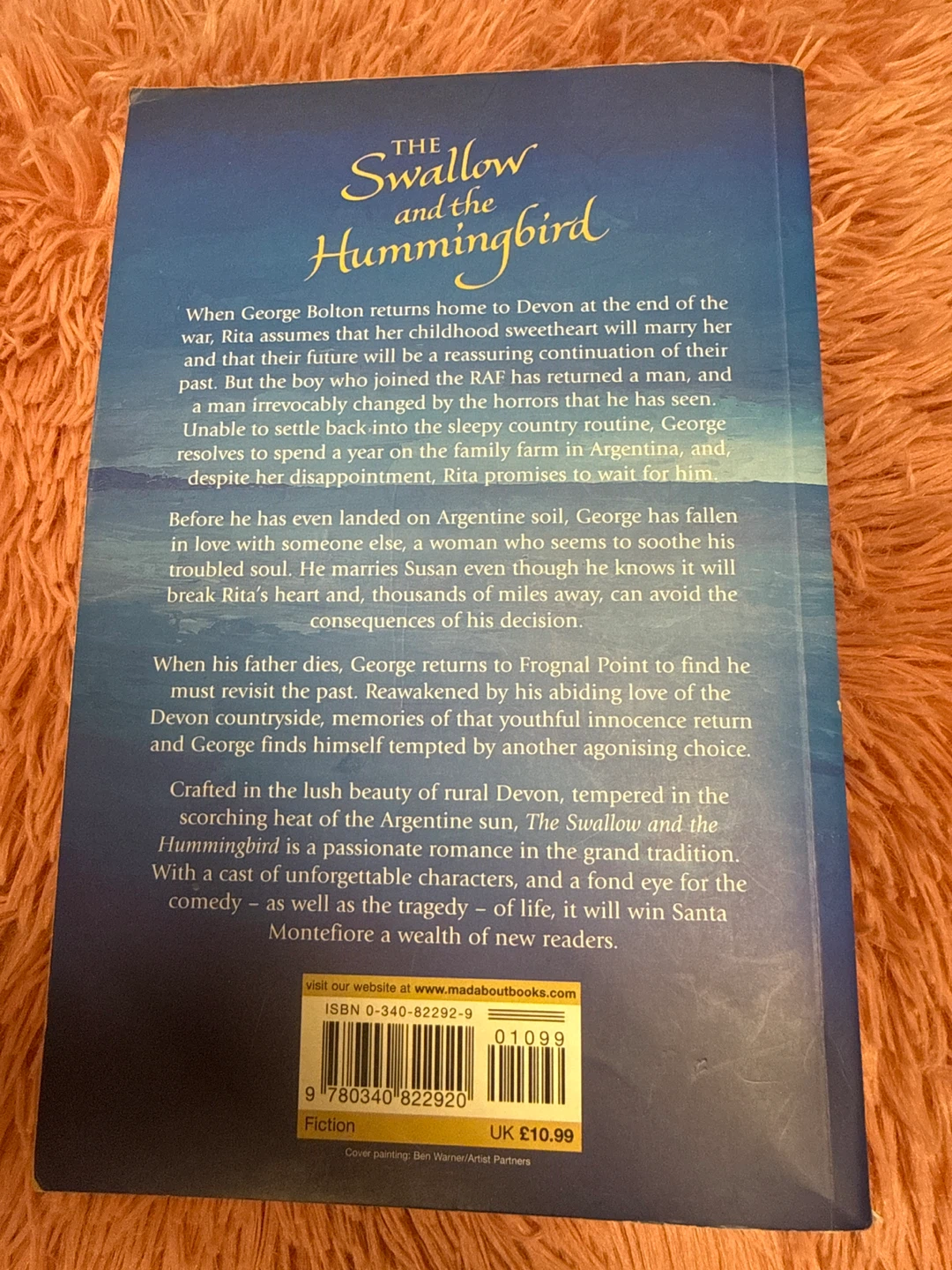 (⚽) The Swallow and the Hummingbird by Santa Montefiore Book - photo 2