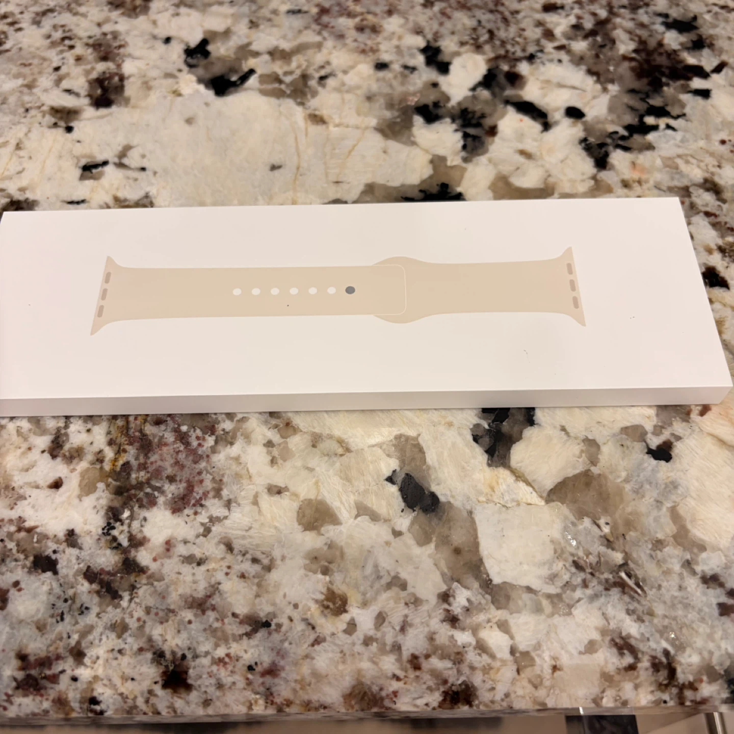Apple Watch Sport Band - Starlight size M/L