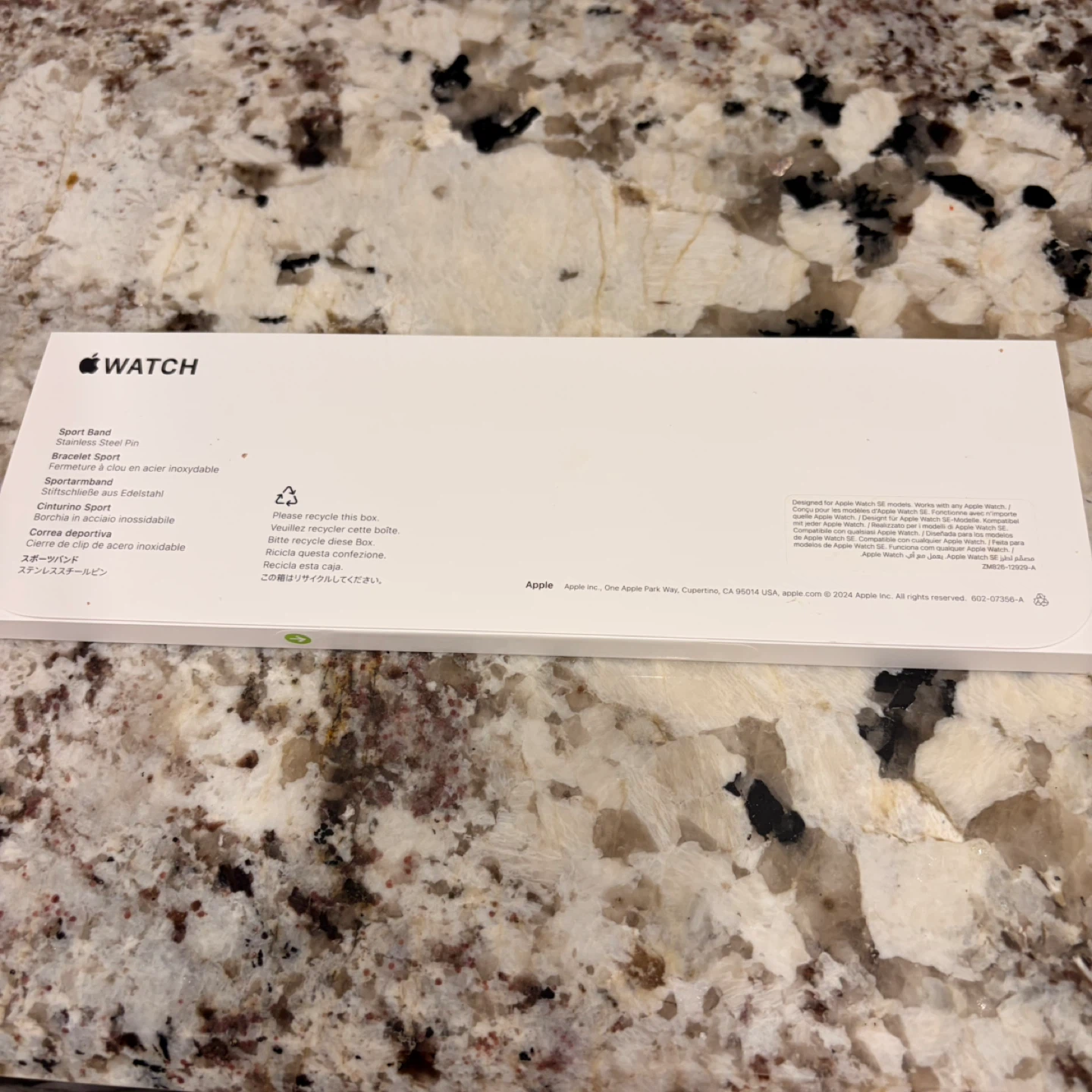 Apple Watch Sport Band - Starlight size M/L - photo 2