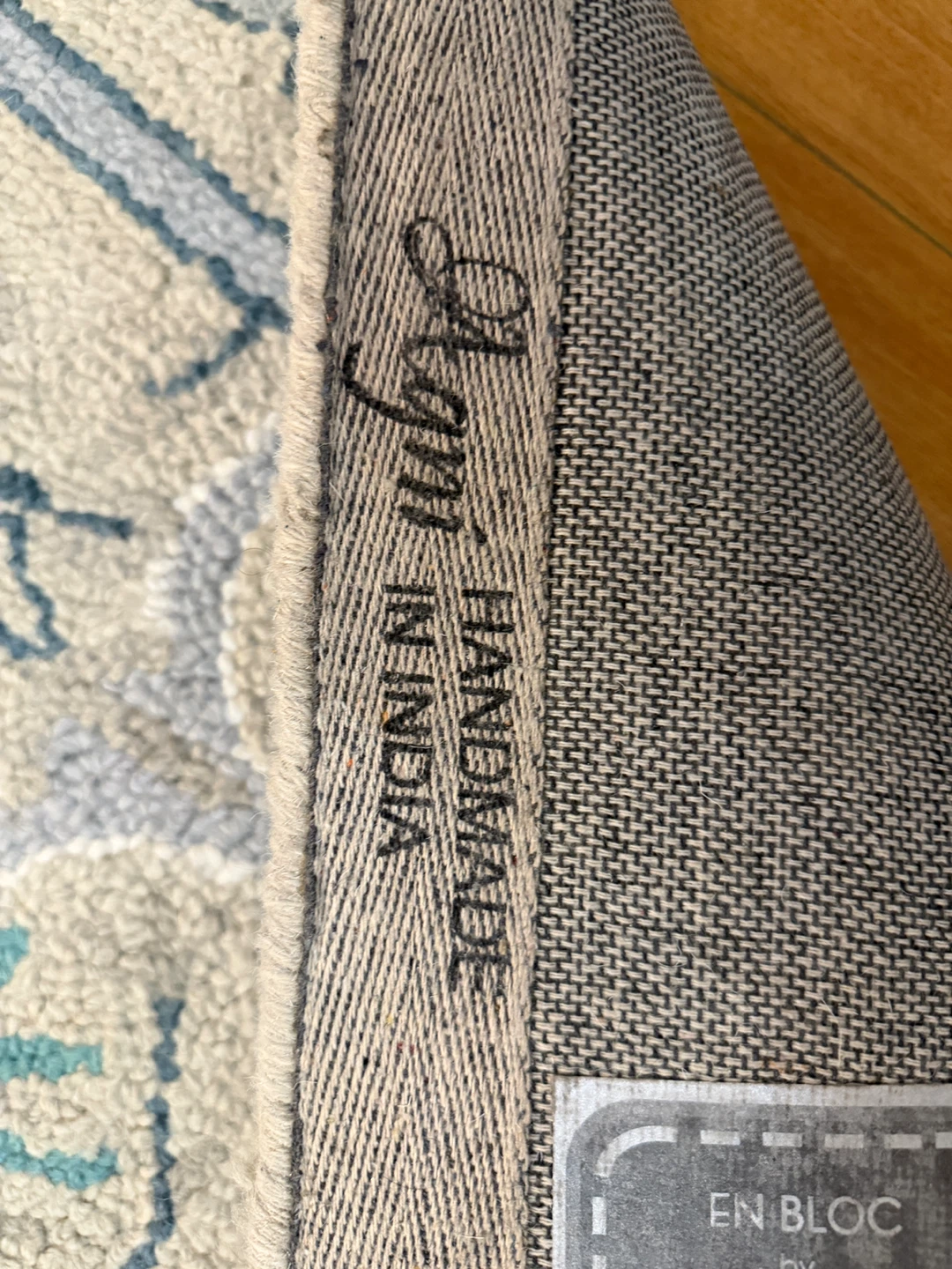 Handmade Indian Rug – Great Condition - photo 3