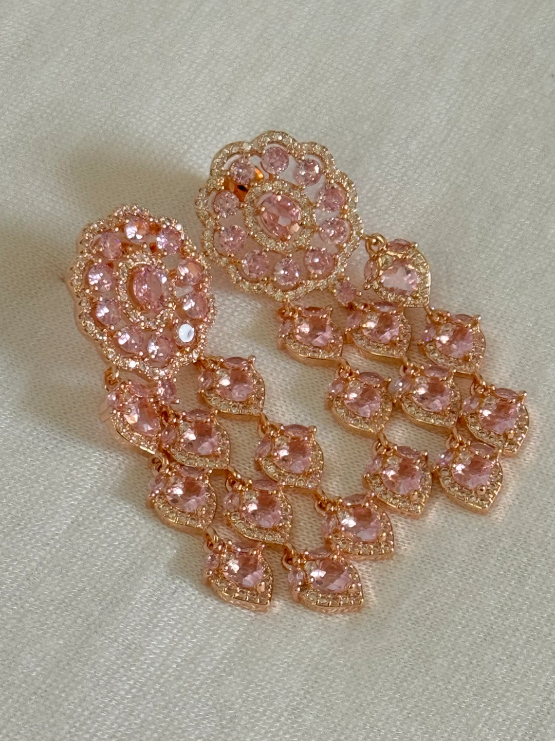 Pink Heart Dangle Earrings - photo 3