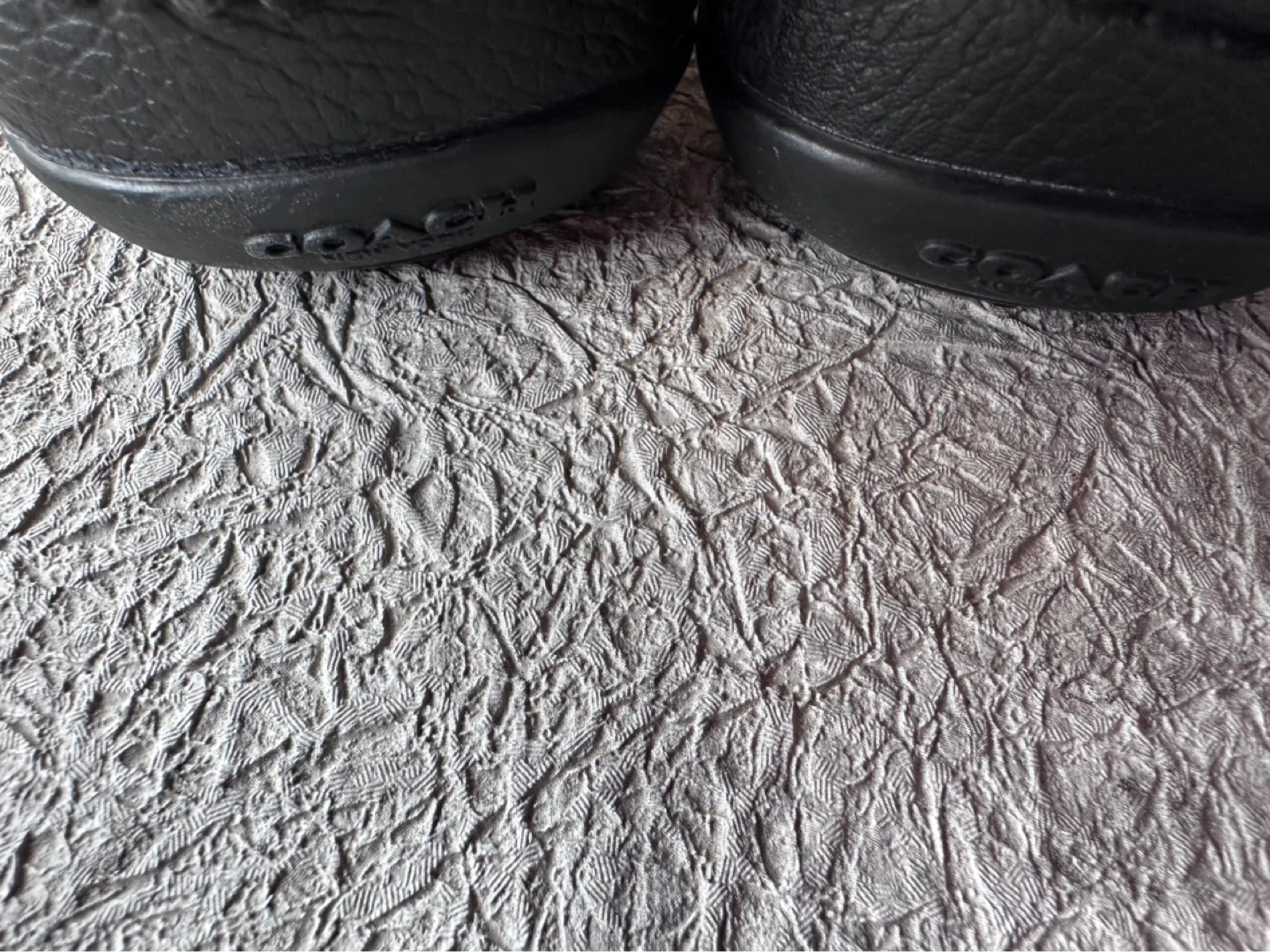 Coach Black Leather Loafers size US  7.5 - photo 3