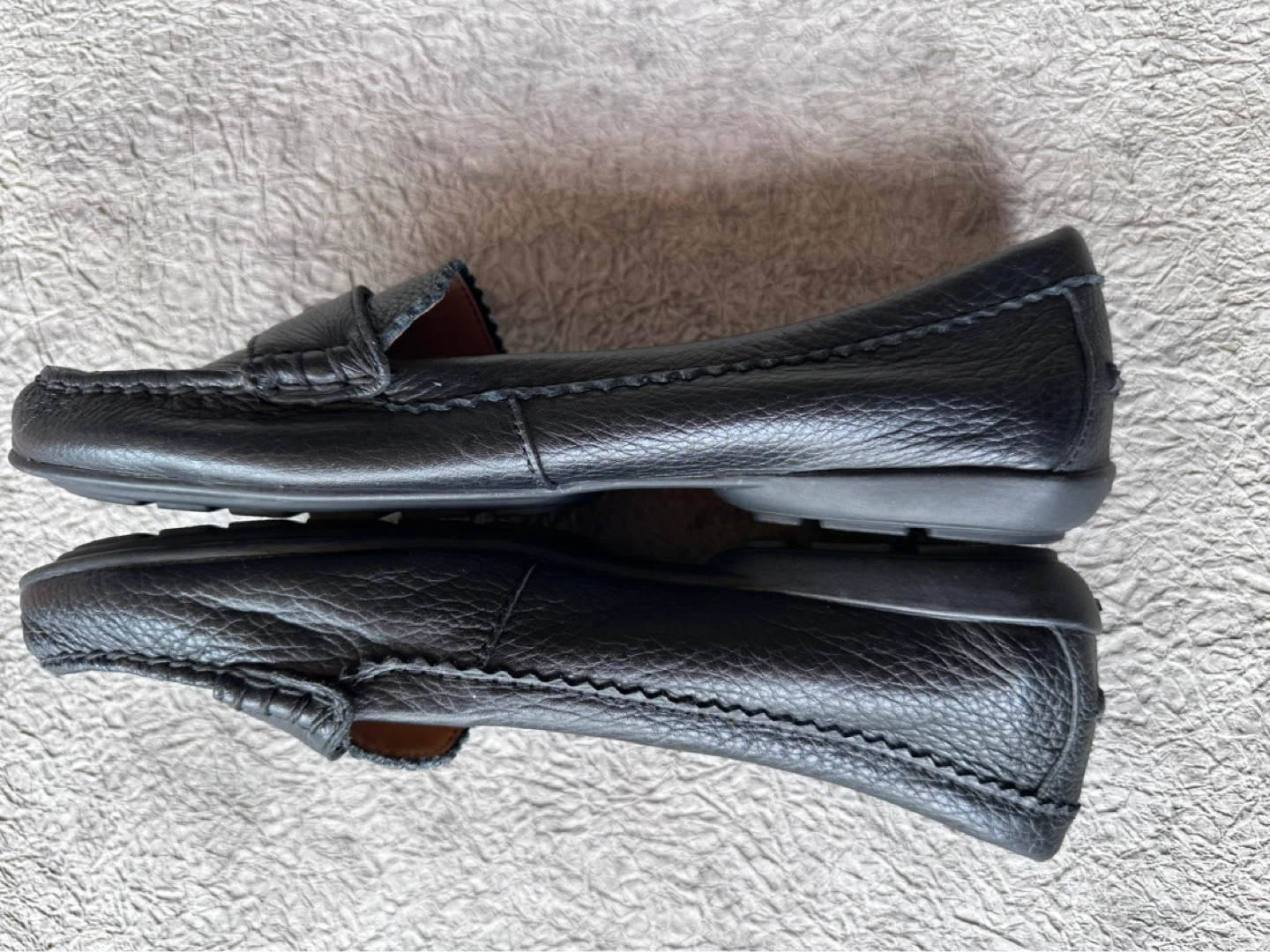 Coach Black Leather Loafers size US  7.5 - photo 5