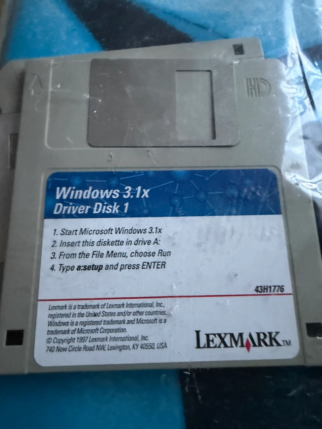 VINTAGE LEXMARK OPTRA E SERIES WINDOWS 3.1x DRIVER DISK + MANUAL - photo 2